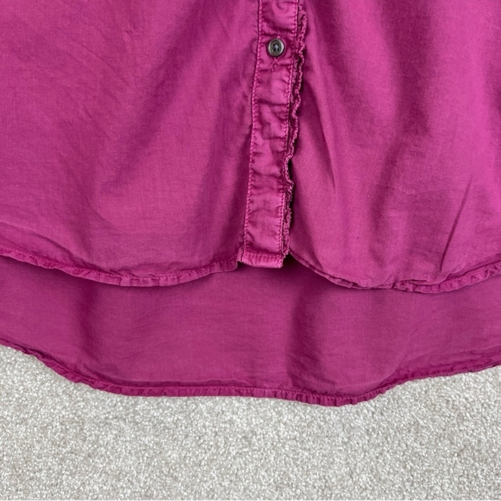 🌻Sundance Rich Purple Raspberry Button-Down Shirt - Picture 7 of 14